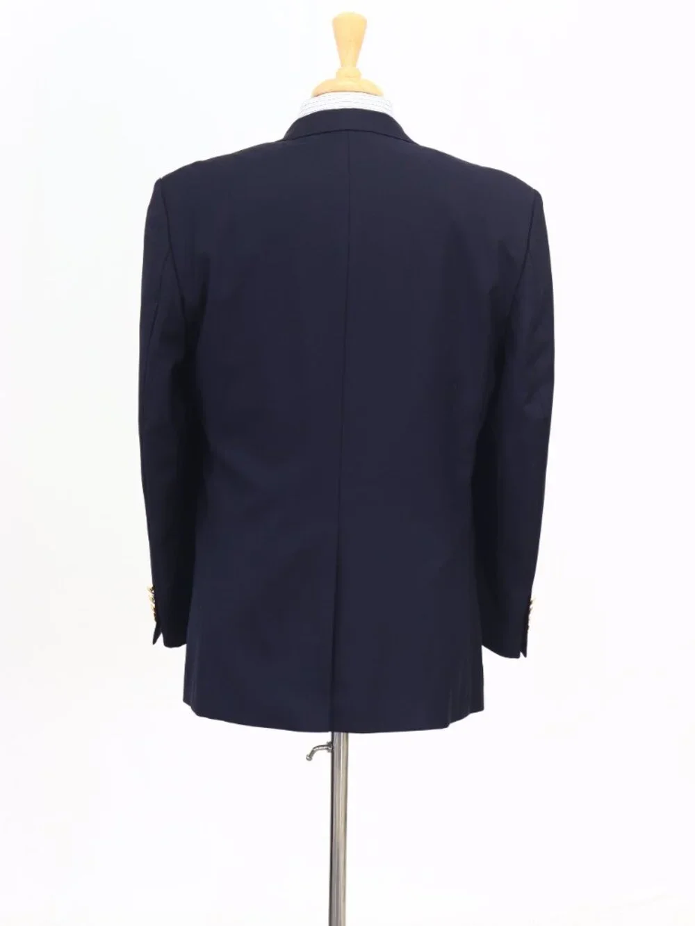 Ralph Lauren 41R Navy Blazer Sport Coat Jacket 2-Button Solid W870